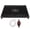 Black, variant on Suodoka Gongfu Tea Tray Water Storage Drainage Serving Platter for Office Home Decor Brown Wooden Chinese Tea Serving Tray 17.3 inches / 44 cm Length