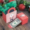 Happy Santa Money Dispenser & Gift Bag Set, Christmas Cash Treat for