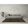 thumbnail image 3 of Ahgly Company Indoor Rectangle Abstract Brown Modern Area Rugs, 4' x 6', 3 of 4