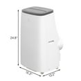 thumbnail image 6 of 14000 BTU Portable Air Conditioner, 3-in-1 AC with Cooling/Dehumidifier/Fan, Cools up to 700 Sq Ft for Home Bedroom Office, 6 of 7