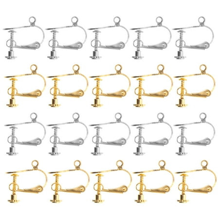 

20pcs Clip-on Earring Converters DIY Earring Accessories Clip On Earrings Components