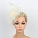 thumbnail image 3 of Diadema con flores SSuperp para fiesta de Te beige, 3 of 5
