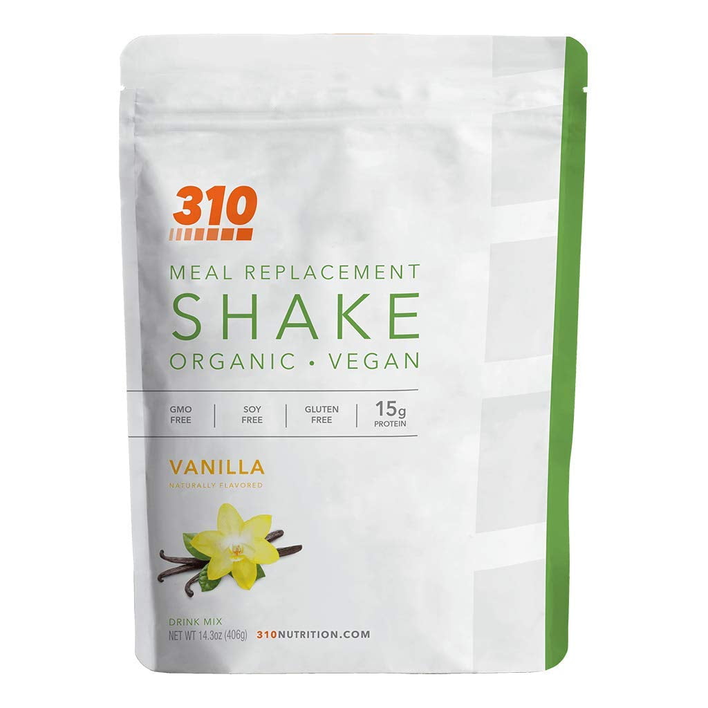 310 Nutrition Vegan Organic Vanilla Meal Replacement Shake ...
