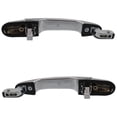 thumbnail image 5 of Rear Pair Exterior Door Handle Compatible with 2005-2009 Hyundai Tucson Chrome Without Key Hole 836502E010 836602E010 HY1520120 HY1521120 GL GLS LX Limited SE 25TH Anniversary Edition, 5 of 5