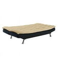 thumbnail image 5 of DHP Premium Stella Convertible Sofa in Tan and Black, 5 of 7