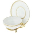 thumbnail image 3 of Bard's Ornate Twisted Shiny Gold-toned Cup and Saucer Stand, 3" H x 2.75" W x 4" D, Pack of 2, 3 of 5
