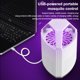 thumbnail image 2 of Bewildely Lámpara eléctrica para plagas, sala de estar, luz de succión de insectos para interiores, iluminación, atracción, jardín, dispositivo Electrodomésticos Blanco Bewildely HA064156-02, 2 of 6