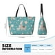 thumbnail image 4 of Fotbe Teal Mama Llama Bolsa de Viaje para Playa - Resistente al Agua, Bolsa Tote de Gran Capacidad y Ligera con 7 Bolsillos para Mujeres y Hombres, 4 of 7