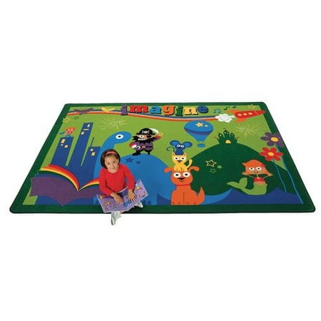 Carpets for Kids Printed A World of Imagination Kids Rug