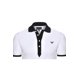 Armani Polo en Maille avec Col Noir en Blanc – image 3 sur 3