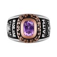 thumbnail image 2 of Order Now for 2025 Graduation, Freestyle Women's Classic Birthstone Class Ring, Personalized, High School or College Graduation, 2 of 5