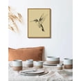 thumbnail image 7 of Drsoum Vintage Gold Wall Art for Living Room Birds Canvas Prints Home Decor Sketch Painting Picture Bedroom Wall Decor Gifts for Friends or Family Hummingbird 11x14in Brown Framed, 7 of 7