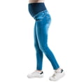 thumbnail image 3 of PANTALON DE MEZCLILLA MATERNIDAD ALMACENES MARIO 3001 AZUL CIELO C/PARCHE ALTO, 3 of 3