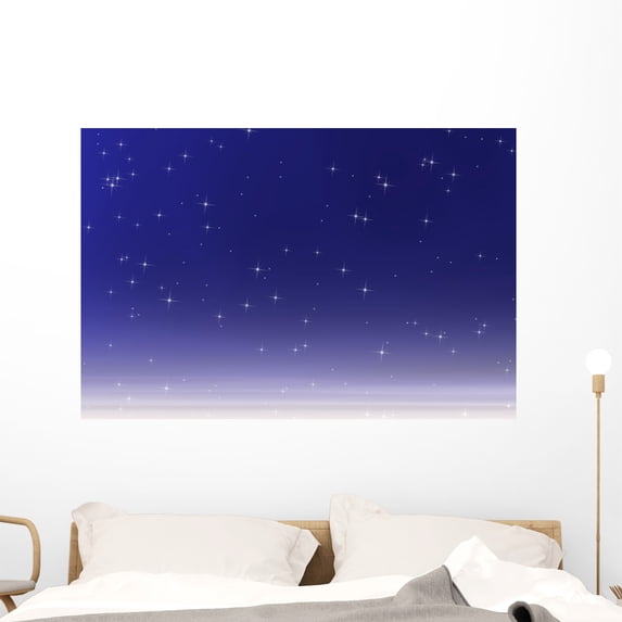 Blue Sky Wall Mural by Wallmonkeys Peel and Stick Graphic (48 in W x 30 in H) WM278403