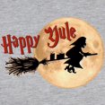 thumbnail image 3 of CafePress - Happy Yule Women's Baseball T Shirt - Womens Baseball Tee, 3 of 4