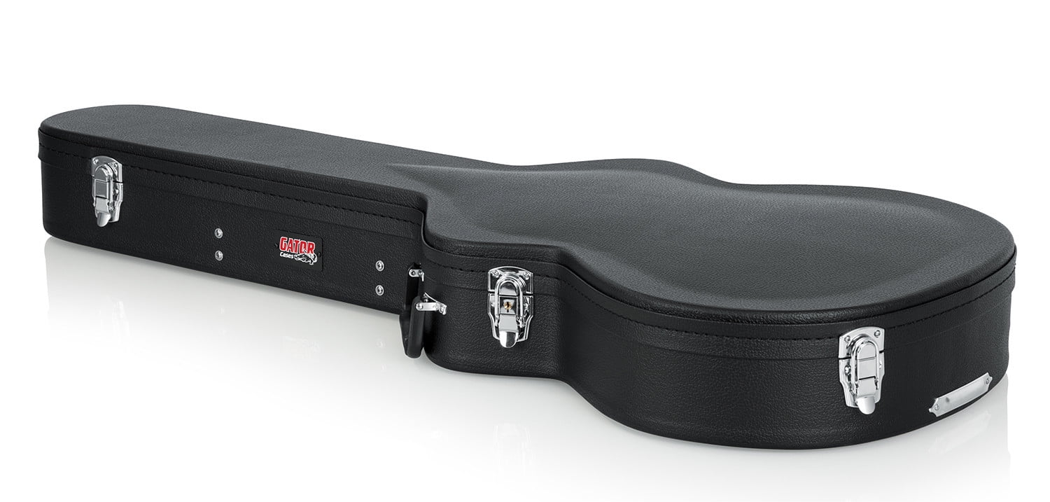 Gator GWE-335 Hardshell Wood 335 Guitar Case Black - Walmart.com