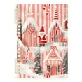 thumbnail image 7 of FORMRS 1-Subject Spiral Notebook 8" x 5" College Ruled 60 Refillable Sheet A5 Hard Cover, 2 Pack, Light Pink Gingerbread Houses, 7 of 7