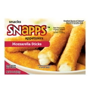 Snapps Frozen Appetizers Mozzarella Cheese Sticks, 5 oz Cardboard Box