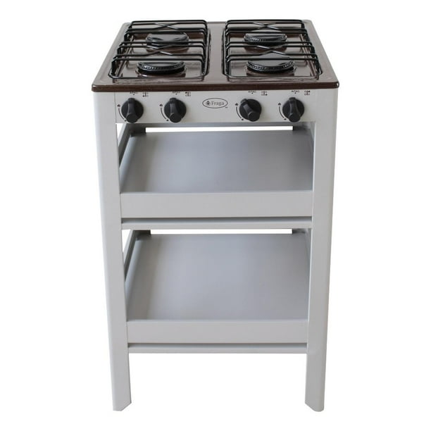 Parrilla de Anaquel 4 Quemadores P910 porcelanizada Fraga cafe