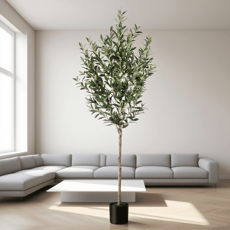 DR.Planzen Artificial Olive Tree Indoor 5ft Tall Faux Olive Tree