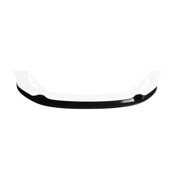 Ikon Motorsports Front Bumper Lip Spoiler Lower Air Dam Chin Splitter Bodykit Replacement Compatible With 2019-2022 Toyota Corolla SE/XSE Hatchback MDA Style PU Polyurethane Unpainted Black