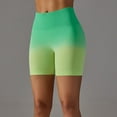 thumbnail image 4 of OKBOP Womens Shorts Athletic- Green Skinny Sports Yoga Pants Slim-Leg Loungewear Workout Bottoms, 4 of 7