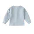 thumbnail image 4 of Bobifish Toddler Boys Long Sleeve Crewneck T‑Shirt Henley Button Placket Fleece Top, 4 of 9