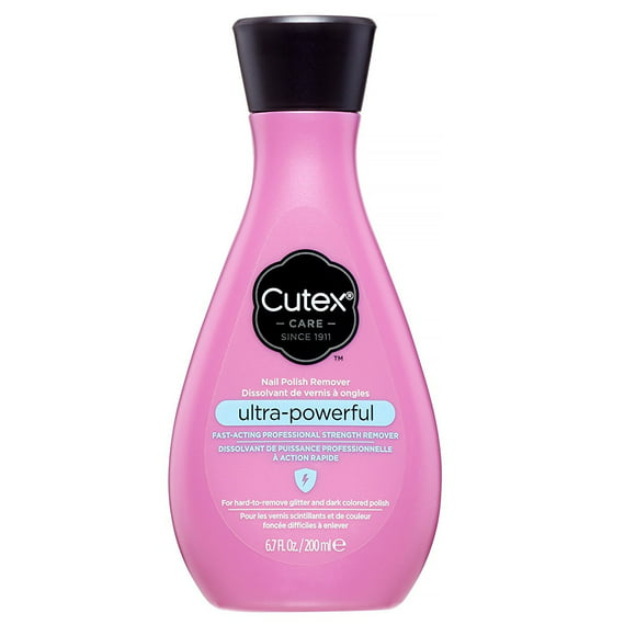 Cutex Ultra Powerful Nail Polish Remover Liquid, 6.7 fl oz