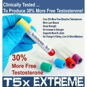Two Pack - T5X Extreme Testosterone Booster for Men Sexual Potency Increase Testosterone 30% 360 Capsules