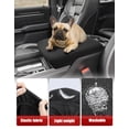 thumbnail image 3 of KBH Center Console Cover for 2019-2026 Dodge Ram 1500/2500/3500, Washable Fabric Armrest Lid Protector for Ram 1500 Accessories, Black, 3 of 8