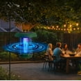 thumbnail image 3 of Sunjoy Solar Bug Zapper Outdoor, 2 in 1 Portable Pest Control Electric Mosquito Zapper Killer with Solar Panel and UV Light for Home, Patio, Backyard, Camping, 3 of 12