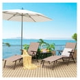 thumbnail image 3 of Foldable Chaise Lounge Chairs (2-Pack) - Adjustable Backrest & Footrest - Outdoor Patio Recliner for Garden, Poolside, Beach - Portable & Easy Storage, 3 of 9