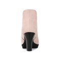 thumbnail image 4 of Unique Bargains Women's Round Toe Block Heels Chelsea Ankle Boots Dust Pink (Size 9.5), 4 of 8