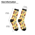 thumbnail image 2 of Rocae Pineapples Sharks In Hawaiian for Girls Boys Crew Socks,Children's Socks, Kids Socks, Toddler Socks: Daily Wear with Kids School Uniform, 2 of 5