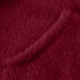 thumbnail image 5 of CQONEPT Womens Sherpa Fleece Pullover Tops Turtleneck Half Zip Blouse Cozy Soft Shirts Warm Winter Outfit Wine 2XL, 5 of 5