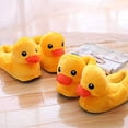 thumbnail image 6 of Dakaela Cartoon Slippers Womens Mens Animal Cotton Shoes Cute Duck Bedroom Home Shoes Fuzzy Soft Winter Indoor and Outdoor Slipper, 6 of 7