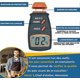 thumbnail image 3 of Moisture Tester [EN Instructions + Storage Bag + 9V Battery], 2-Pin Portable Wood Wall Digital Moisture Meter, HD Digital LCD Display, Moisture Detect, 3 of 5