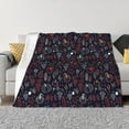 thumbnail image 1 of Fotbe Thanksgiving Seamless Pattern Manta de Franela con Estampado, Manta Ultrasuave para Cama, Sofá, Auto, Hipoalergénica y Antibolitas-60"x50", 1 of 6