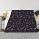 thumbnail image 1 of Balery Thanksgiving Seamless Pattern Manta de Franela con Dibujo, Lujo Ultra Suave y Cálido, Antipelusa y Resistente a las Arrugas para Cama, Sofá, Camping -80"x60", 1 of 6