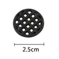 thumbnail image 2 of Cache-pot Rond avec Trou de Drainage, Coussinet en Maille, Noir, Respirant, 2,5 Cm_100 Pcs, 2 of 6