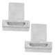thumbnail image 5 of unbranded 2Ud Cerraduras Para De Aleación De Aluminio Con Llave Para Puertas Y Plata, 5 of 8