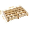 thumbnail image 4 of iMounTEK Massage Foot Roller Dual Wooden Stress Relief Roller Acupressure Massage, Gift for Mom Dad, 4 of 8