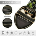 thumbnail image 3 of FORMRS Womens Crossbody Sling Bag Travel Daypack Shoulder Chest Backpack, White Flower Pattern, 3 of 7