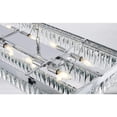 thumbnail image 4 of Bethel International Chandelier  Chrome Metal & Crystal, 4 of 5