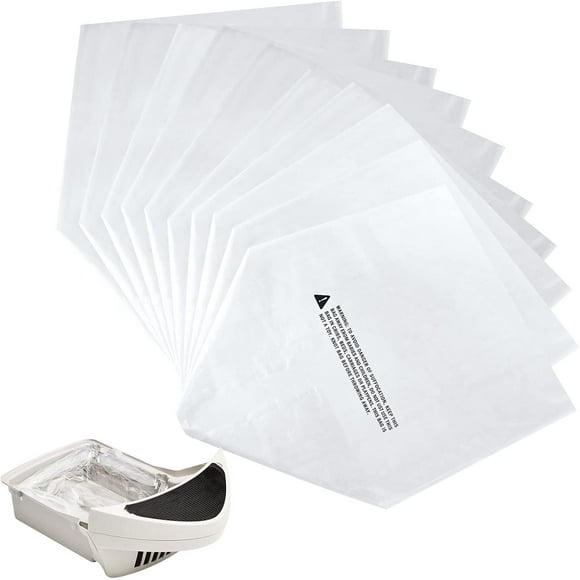 AIR-100 Pack Waste Drawer Liners for Litter R-obot 3&4, Cat Litter Automatic robot Liner Bags Litter Box Liner Cat Litter Bags Liners Replacement, 9-11 Gallons
