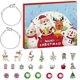 thumbnail image 2 of Calendario de Adviento de Navidad 2021 para niñas, regalo, calendario de cuenta regresiva de Navidad, conjunto de regalo de joyería, colgantes DIY para niños, kit de fabricación de pulseras para niños, 2 of 8