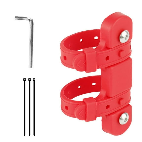 Bicycles Water Bottle Mount Strap Soft Silicone Strap No Punching Designs Easy to Use for Cycling, Water Bottle Carrying