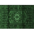 thumbnail image 1 of Ahgly Company Indoor Rectangle Persian Emerald Green Traditional Area Rugs, 5' x 7', 1 of 4