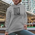 thumbnail image 2 of Jingle All the Way with Christmas Trees Art Merch Gift, Heather Grey Hooded Sweatshirt or Hoodie, 2XL, 2 of 5