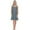 Z-Blue132, variant on Women's Dresses Solid Color Above Knee Spaghetti Strap Scoop Neck Sleeveless Loungewear Base Plus Size Summer Everyday Loose Fit Dress
